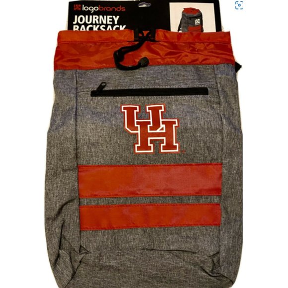 University Houston Journey Backsack Backpack Texas Logobrands Bag - Picture 1 of 3